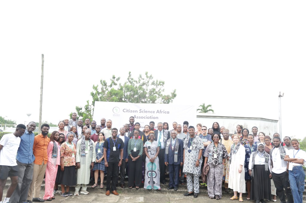A group photograph of participants at the CitSci Africa Conference